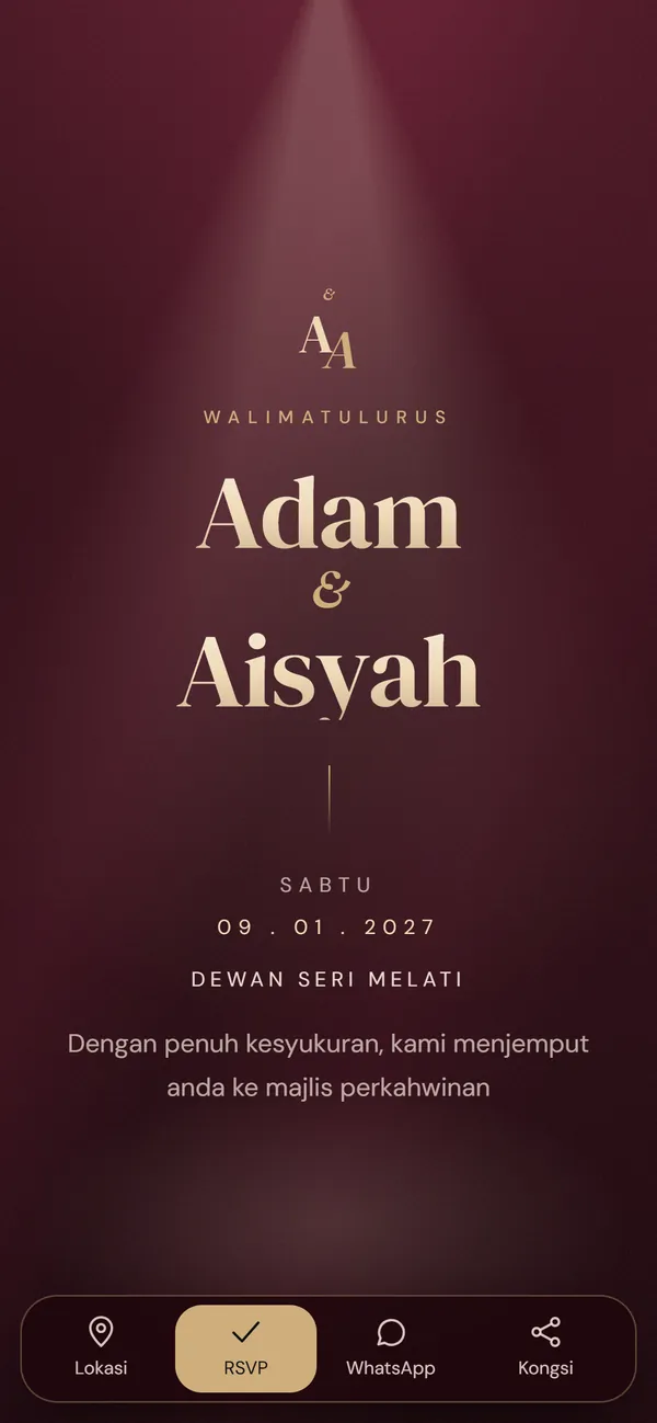 Pratonton tema Velvet Burgundy, merah anggur dengan sorotan cahaya